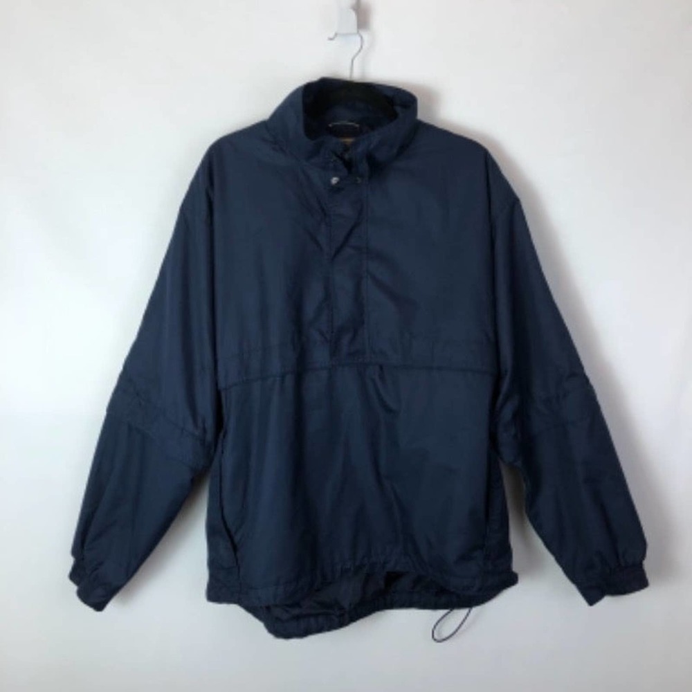 Gold Tri Mountain men’s blue pullover jacket Large